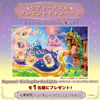 SNS懸賞】ジグソーパズル「Rapunzel -Waiting For the Lights