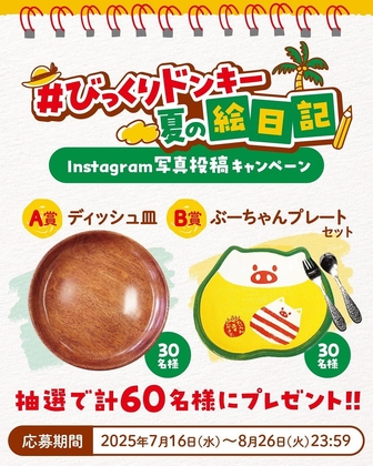 Instagram懸賞】びっくりドンキーオリジナルディッシュ皿(大・1枚) ぶ