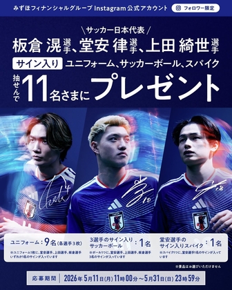 Instagram懸賞】サッカー日本代表サイン入りグッズ（堂安 律選手 上田