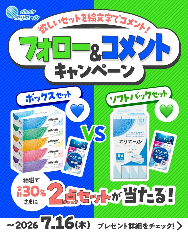 エリエールティシュー ボックスセット　ソフトパックセット