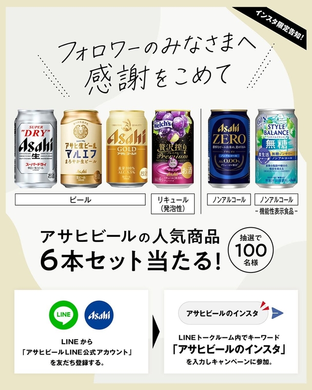 アサヒビール商品6本セット