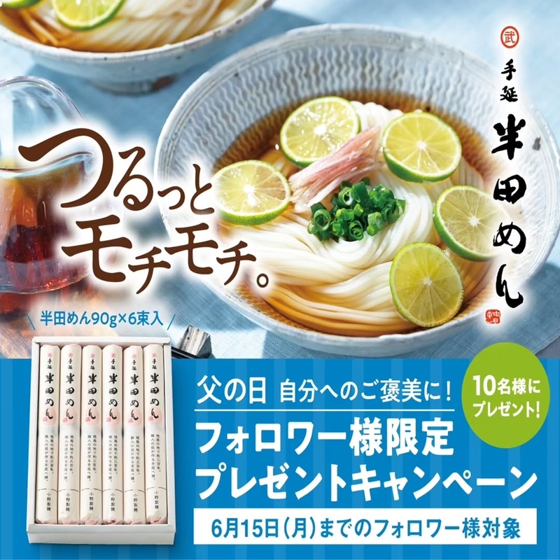 手延半田めん90g×6束入