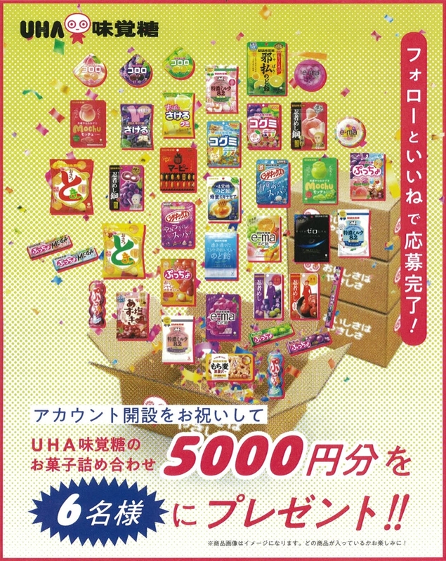 UHA味覚糖のお菓子セット 5000円分