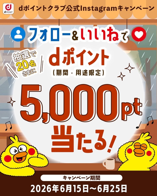 dポイント5000ポイント