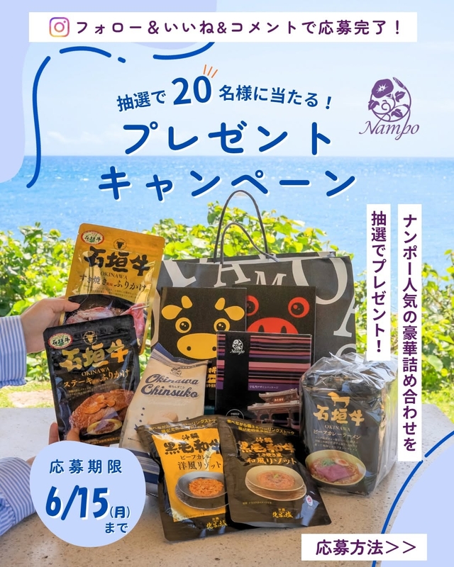 ナンポー商品詰め合わせセット（石垣牛カレーラーメン＆塩ちんすこうほか）