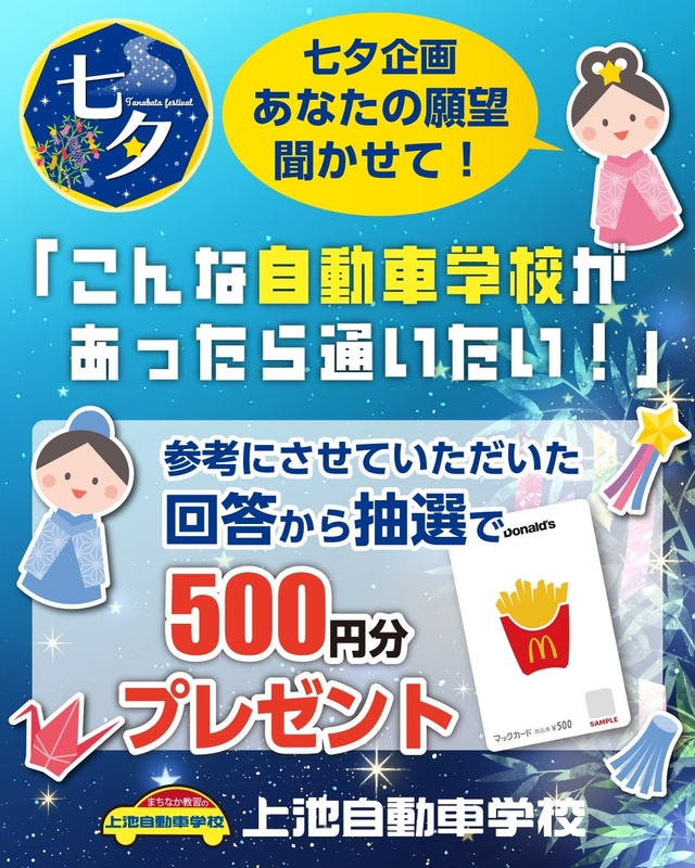 マックカード500円分