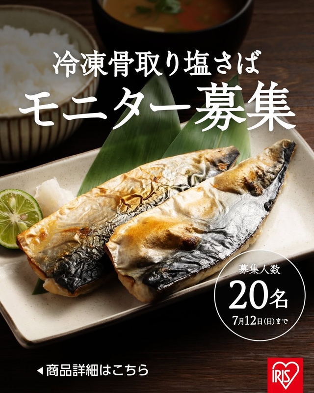 冷凍骨抜き塩サバ