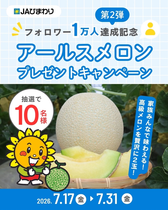 豊川産アールスメロン1箱（2玉）