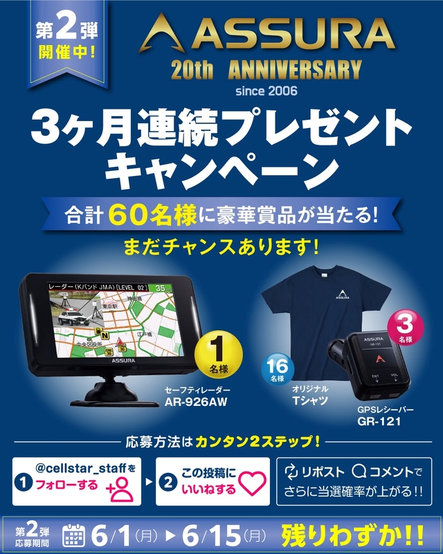 セーフティレーダーAR-926AW　オリジナルTシャツ　GPSレーパーGR-121