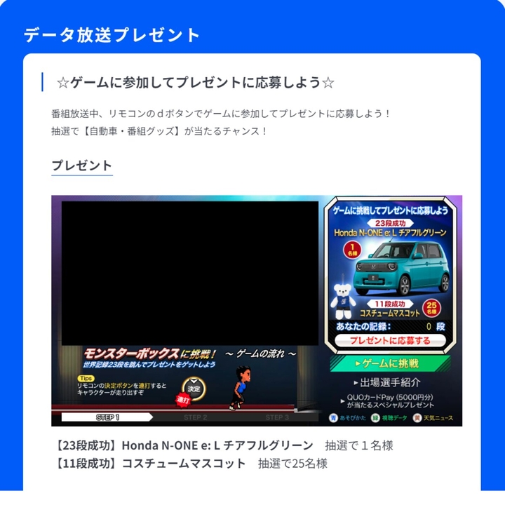 豪華賞品】Honda 軽自動車「N-ONE e: L」チアフルグリーン