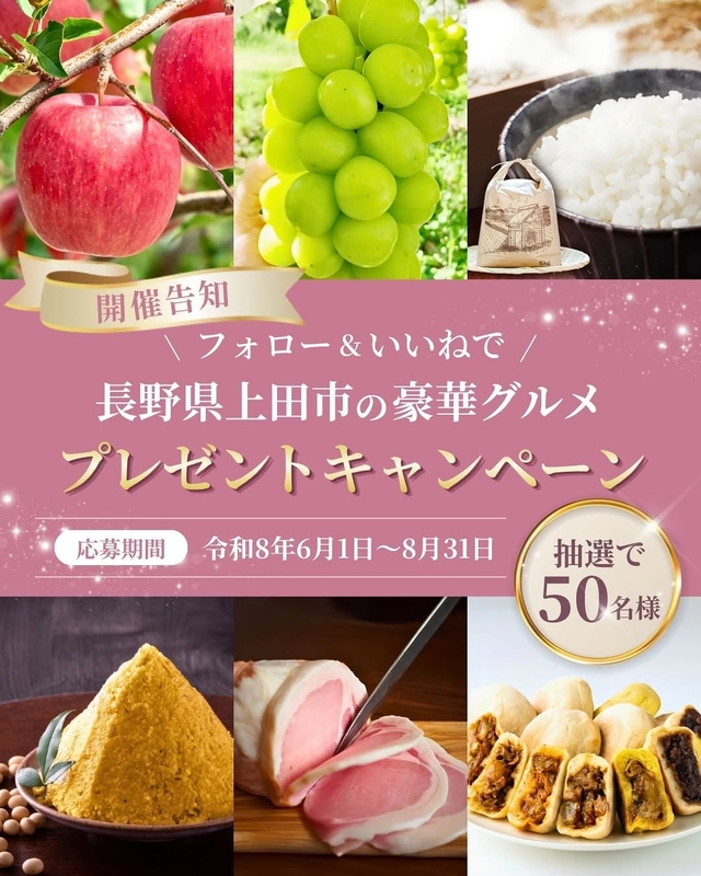 長野県上田市グルメ（信州産りんご5kg　コシヒカリ5kgほか）