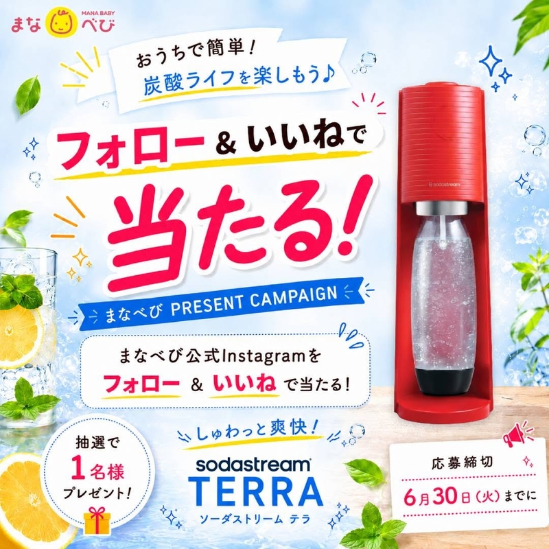 炭酸水メーカー「ソーダストリームTERRA」